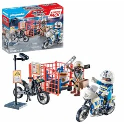 PLAYMOBIL 71381 City Action Starter Pack Polizei, Konstruktionsspielzeug -Playmobil Verkaufsgeschäft PLAYMOBIL 71381 City Action Starter Pack Polizei Konstruktionsspielzeug@@1889176 4