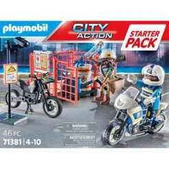 PLAYMOBIL 71381 City Action Starter Pack Polizei, Konstruktionsspielzeug -Playmobil Verkaufsgeschäft PLAYMOBIL 71381 City Action Starter Pack Polizei Konstruktionsspielzeug@@1889176 5