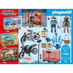 PLAYMOBIL 71381 City Action Starter Pack Polizei, Konstruktionsspielzeug -Playmobil Verkaufsgeschäft PLAYMOBIL 71381 City Action Starter Pack Polizei Konstruktionsspielzeug@@1889176 6