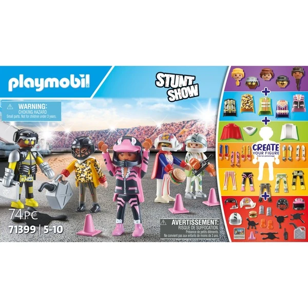 PLAYMOBIL 71399 My Figures: Stuntshow, Konstruktionsspielzeug 7 PLAYMOBIL 71399 My Figures: Stuntshow, Konstruktionsspielzeug – Bild 5