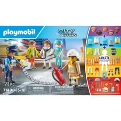 PLAYMOBIL 71400 My Figures: Rescue, Konstruktionsspielzeug -Playmobil Verkaufsgeschäft PLAYMOBIL 71400 My Figures Rescue Konstruktionsspielzeug@@1889178 4
