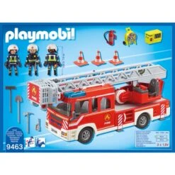 PLAYMOBIL 9463 City Action Feuerwehr-Leiterfahrzeug, Konstruktionsspielzeug -Playmobil Verkaufsgeschäft PLAYMOBIL 9463 City Action Feuerwehr Leiterfahrzeug Konstruktionsspielzeug@@1sspkl0k 2
