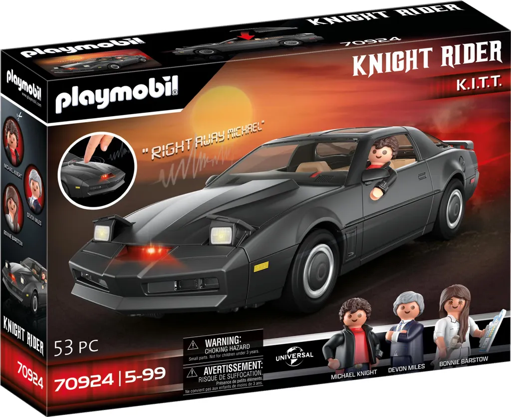 PLAYMOBIL Knight Rider 70924 Knight Rider - K.I.T.T. 3 PLAYMOBIL Knight Rider 70924 Knight Rider - K.I.T.T.