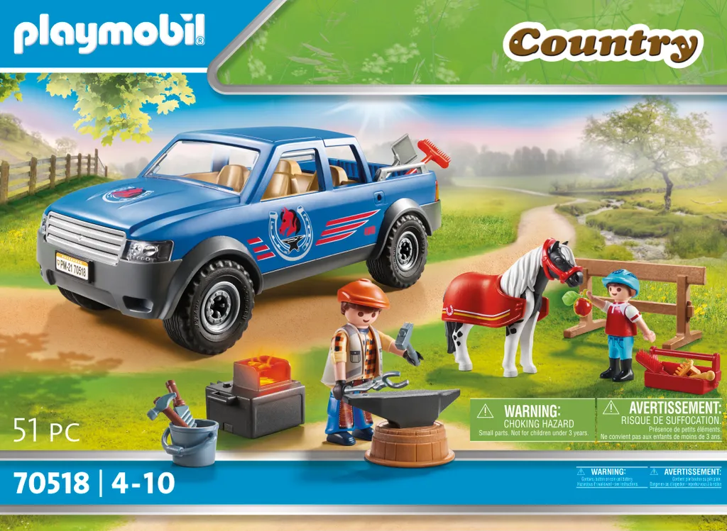 PLAYMOBIL Country 70518 Mobiler Hufschmied 5 PLAYMOBIL Country 70518 Mobiler Hufschmied – Bild 3