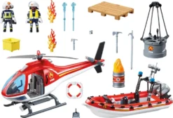PLAYMOBIL, Feuerwehreinsatz Mit Heli Und Boot, City Action, 70335 -Playmobil Verkaufsgeschäft bce264a2c26565dc51f588a0704a370c