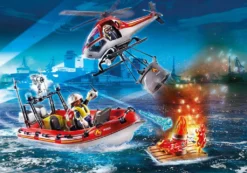 PLAYMOBIL, Feuerwehreinsatz Mit Heli Und Boot, City Action, 70335 -Playmobil Verkaufsgeschäft c22a007f1e973d83e0c8d50086c46f9f