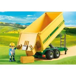 PLAYMOBIL 70131 Riesentraktor Mit Anhänger -Playmobil Verkaufsgeschäft c3c506388b1b2b384d84dc3470c5b119