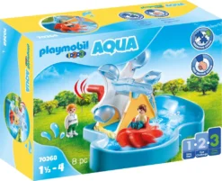 PLAYMOBIL 1.2.3. 70268 Wasserrad Mit Karussell