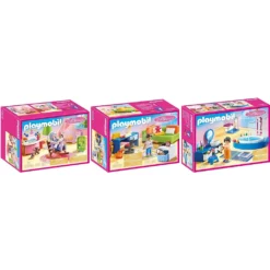 PLAYMOBIL 70209-10-11 Dollhouse 3er Set Jugendzimm