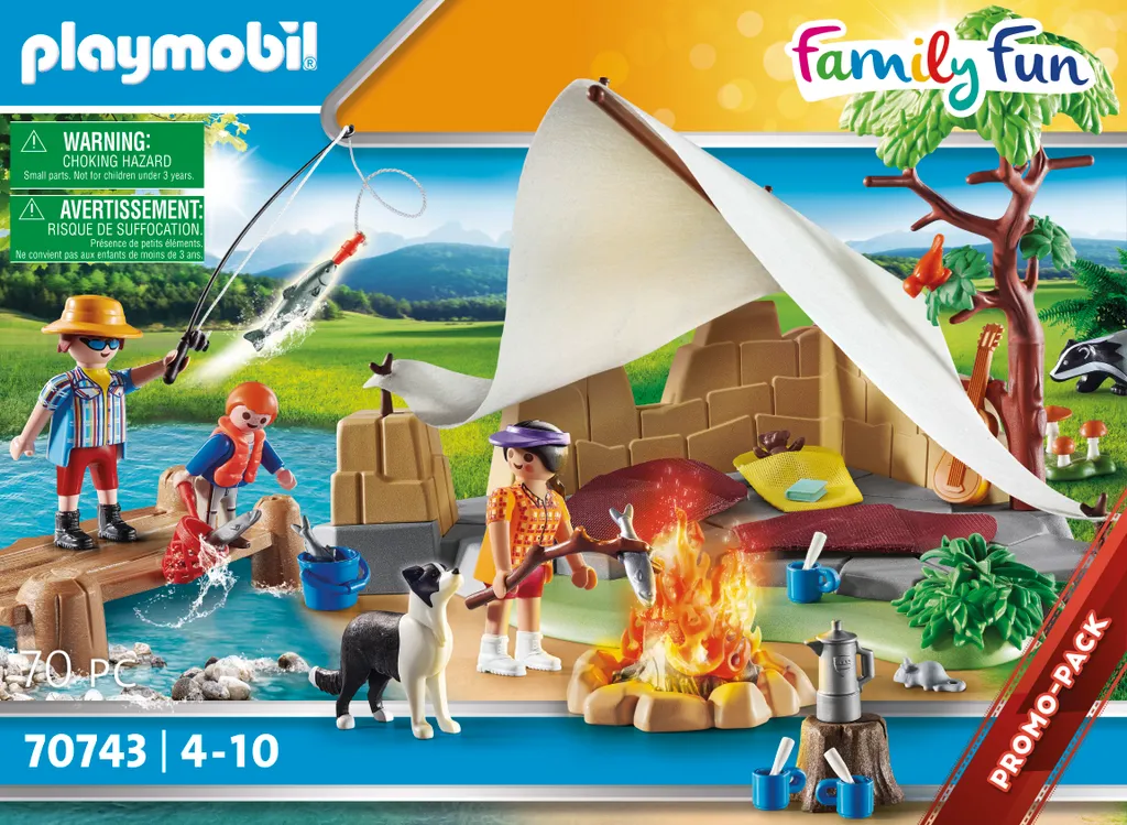 PLAYMOBIL Family Fun 70743 Familie Beim Campingausflug 5 PLAYMOBIL Family Fun 70743 Familie Beim Campingausflug – Bild 3