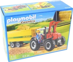 PLAYMOBIL 70131 Riesentraktor Mit Anhänger -Playmobil Verkaufsgeschäft e2d8eb94489084944fc596a5fde56219