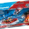 PLAYMOBIL, Feuerwehreinsatz Mit Heli Und Boot, City Action, 70335 -Playmobil Verkaufsgeschäft e7c3f2d2a1d4436104c5a53a8d566dfe