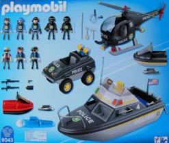 PLAYMOBIL Polizei Set Mit Unterwassermotor, PLAYMOBIL 9043 12 PLAYMOBIL Polizei Set Mit Unterwassermotor, PLAYMOBIL 9043 -Playmobil Verkaufsgeschäft ed7c2e3b65a01989476dc288d4dee126