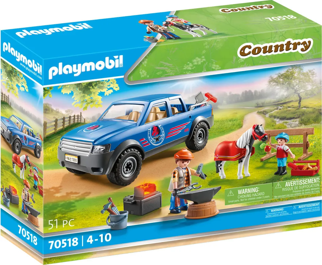 PLAYMOBIL Country 70518 Mobiler Hufschmied 3 PLAYMOBIL Country 70518 Mobiler Hufschmied